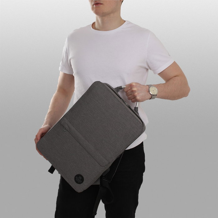 Zoozie Bags Bolsa para Portátil Antracita con Puerto USB Zoozie Bags Bolsa para Portátil Antracita con Puerto USB